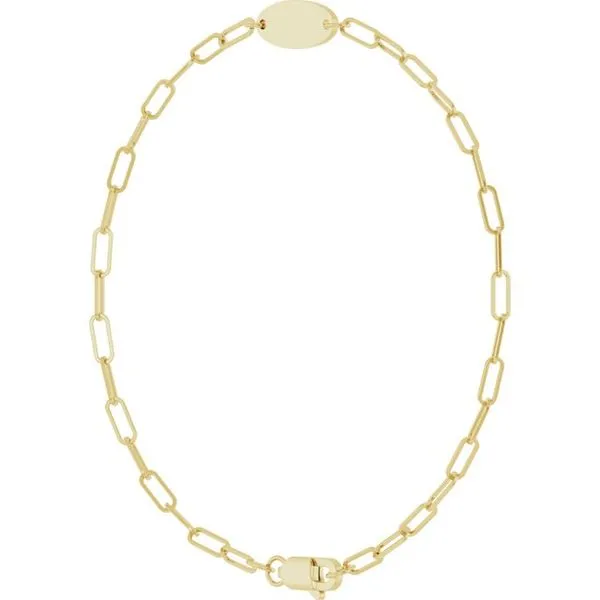 Engravable Oval Bracelet Image 2 Clater Jewelers Louisville, KY