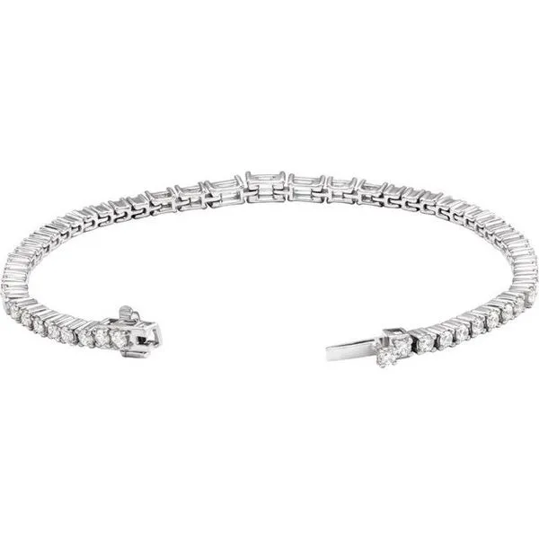 Lab-Grown Diamond Line Bracelet Image 2 Northwood Jewelers Northwood, OH
