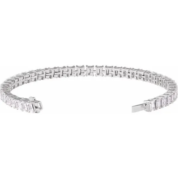 Lab-Grown Diamond Line Bracelet Image 3 McCoy Jewelers Bartlesville, OK