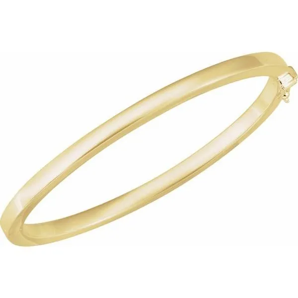 Tube Hinged Bangle Bracelet Image 3 Hopman Jewelers Elkhart, IN