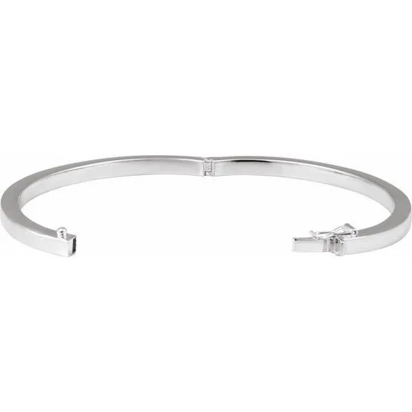 Tube Hinged Bangle Bracelet Image 2 Rasmussen Jewelers Spanish Fork, UT