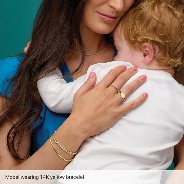 Geometric Line Bracelet Image 4 Hopman Jewelers Elkhart, IN