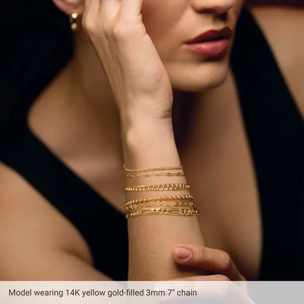 Hollow Bead Chain Image 3 Allain's Jewelry New Iberia, LA
