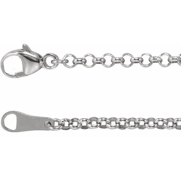 2.4 mm Rolo Chain Rick's Jewelers California, MD