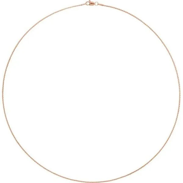 1 mm Wheat Chain Image 2 Milan's Jewelry Inc Sarasota, FL