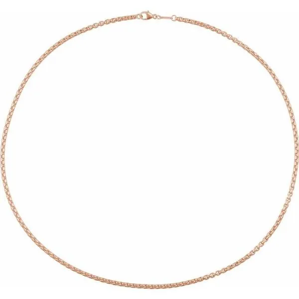 Rounded Box Chain Image 2 McCoy Jewelers Bartlesville, OK