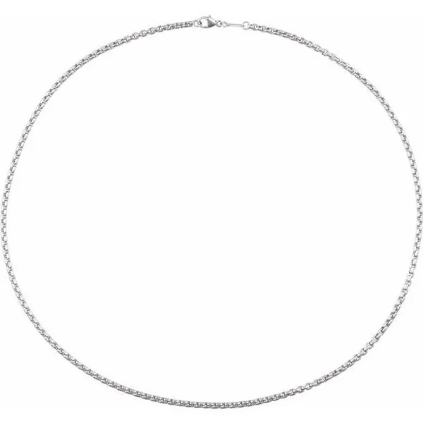 Rounded Box Chain Image 2 Studio D Jewelers Woodstock, IL