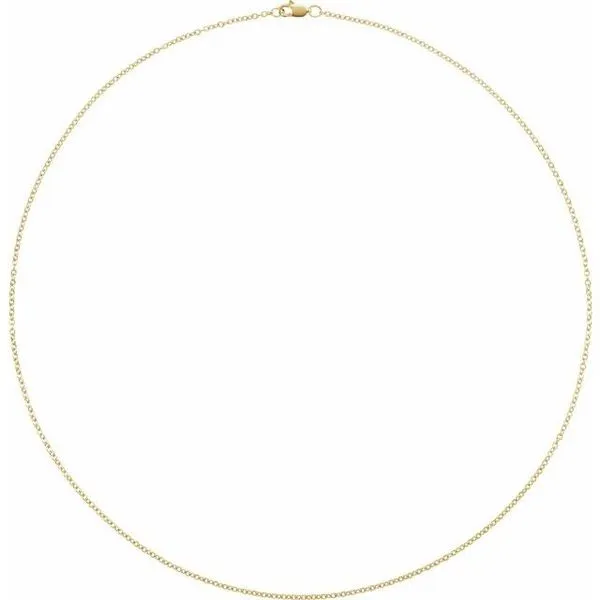 1 mm Cable Chain Image 2 Rebel Diamonds New Hampton, IA