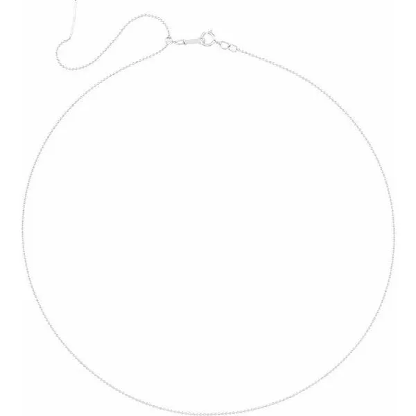 1 mm Adjustable Threader Bead Chain Image 2 James Wolf Jewelers Mason, OH