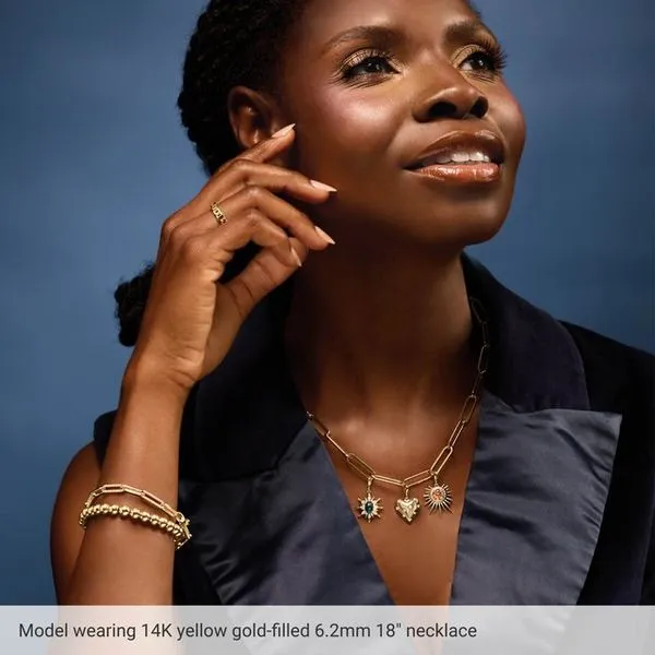 6.2 mm Paperclip-Style Chain Image 4 Atlanta West Jewelry Douglasville, GA