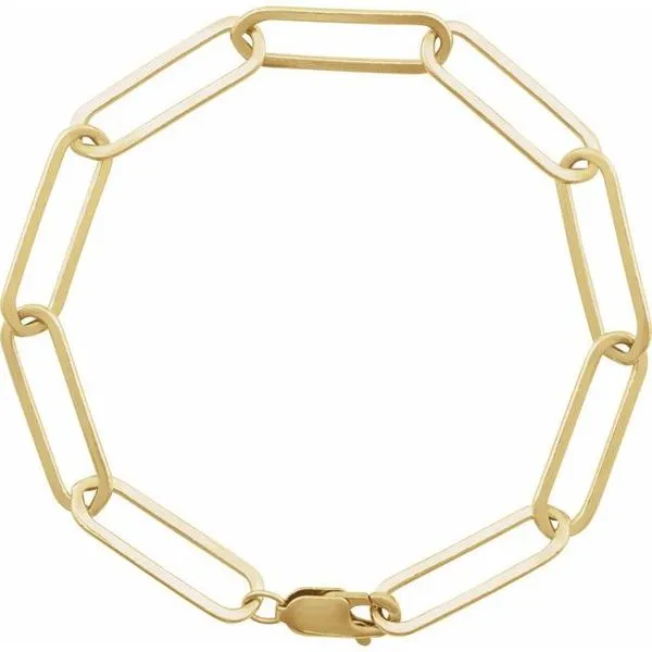 6.2 mm Paperclip-Style Chain Image 2 Hopman Jewelers Elkhart, IN