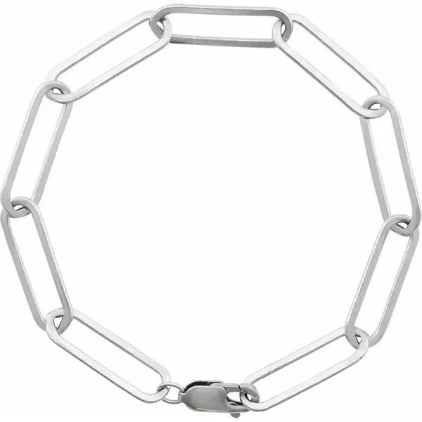 6.2 mm Paperclip-Style Chain Image 2 Hopman Jewelers Elkhart, IN