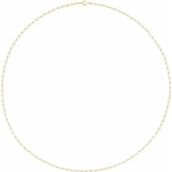 1.5 mm Figaro Chain Image 2 Becky Beck's Jewelry DeKalb, IL