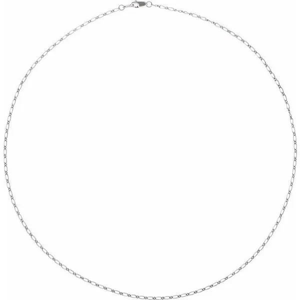 1.5 mm Figaro Chain Image 3 Diny's Jewelers Middleton, WI