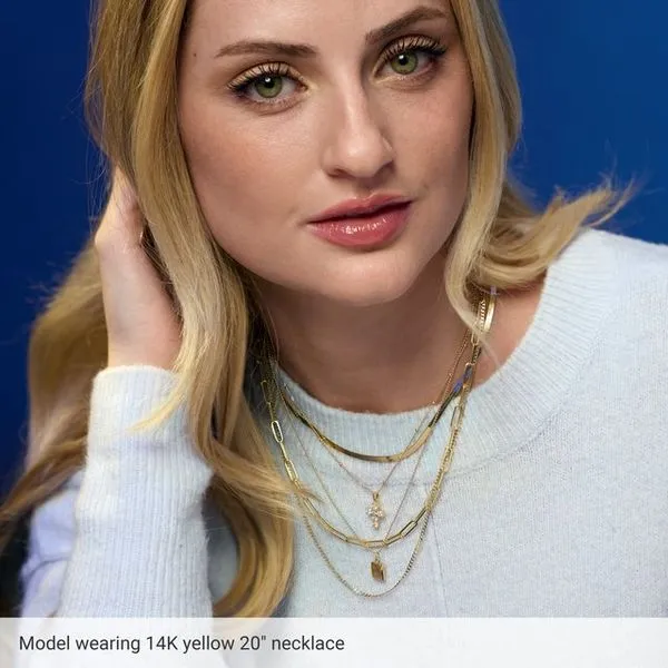 1.95 mm Curb Chain Image 5 Diny's Jewelers Middleton, WI