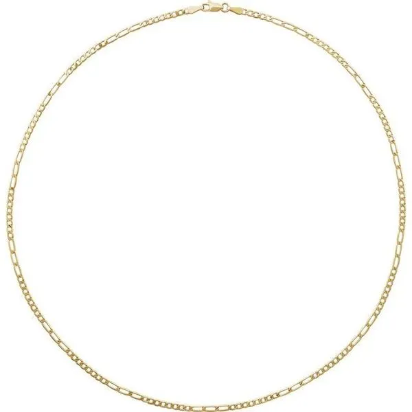 2.5 mm Figaro Chain Image 2 Diny's Jewelers Middleton, WI