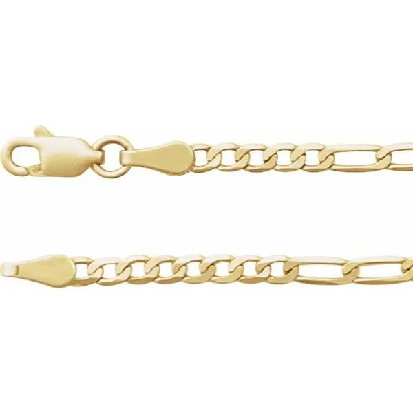 2.5 mm Figaro Chain Hopman Jewelers Elkhart, IN