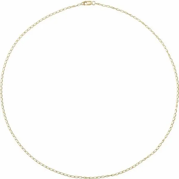 1.6mm Elongated Curb Chain Image 2 Grayson & Co. Jewelers Iron Mountain, MI