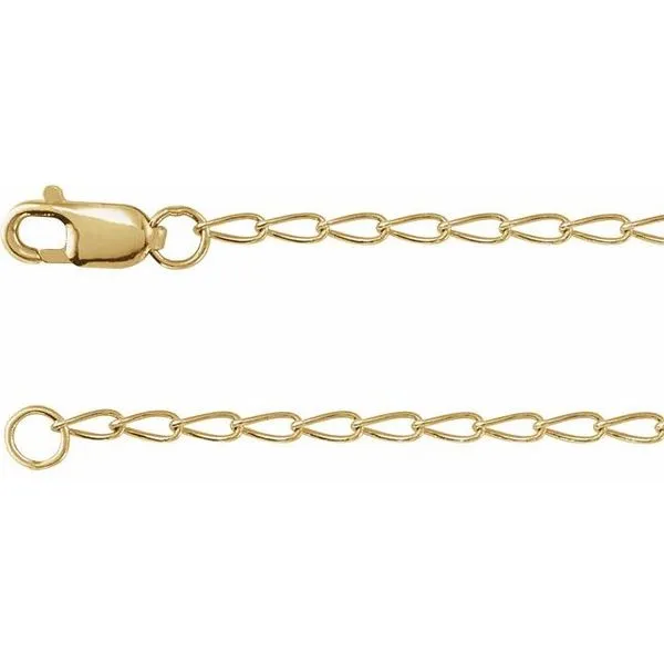 1.6mm Elongated Curb Chain Spath Jewelers Bartow, FL