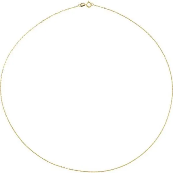 1 mm Diamond-Cut Anchor Chain Image 2 Linwood Custom Jewelers Linwood, NJ