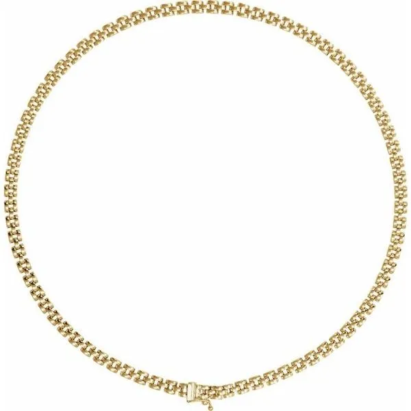 4 mm Panther Chain Image 2 Hopman Jewelers Elkhart, IN