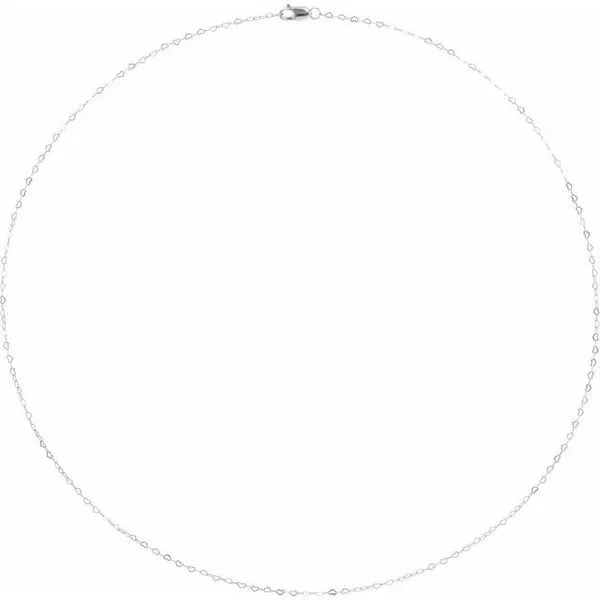 .8 mm Heart Chain Image 2 Hopman Jewelers Elkhart, IN