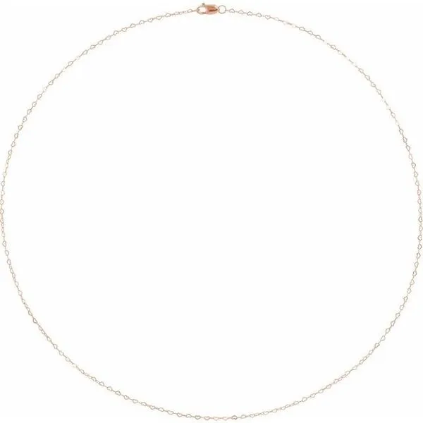 .8 mm Heart Chain Image 2 Woelk's House of Diamonds Russell, KS