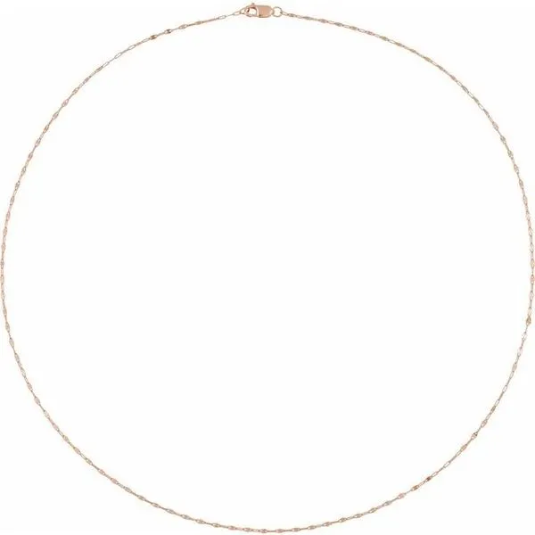 1.5 mm Keyhole Chain Image 2 James & Williams Jewelers Berwyn, IL