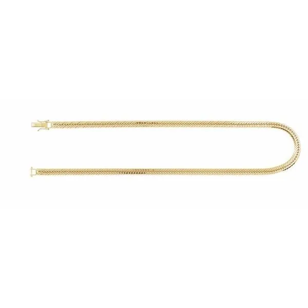 6.2 mm Diamond-Cut Curb Chain Image 3 D'Errico Jewelry Scarsdale, NY