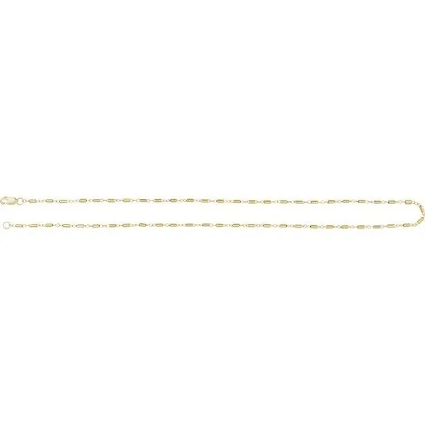 1.7 mm Satellite Bar Cable Chain Image 3 Ellsworth Jewelers Ellsworth, ME