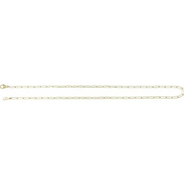 2.4 mm Paperclip-Style Chain Image 3 J. Meredith Jewelers Delafield, WI