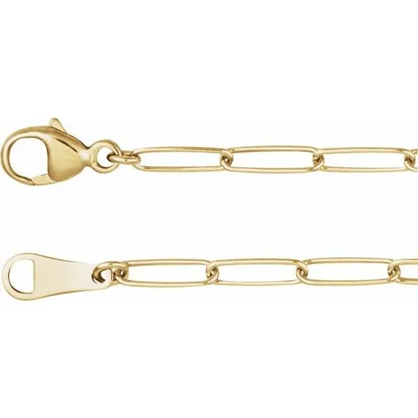 2.4 mm Paperclip-Style Chain Hopman Jewelers Elkhart, IN