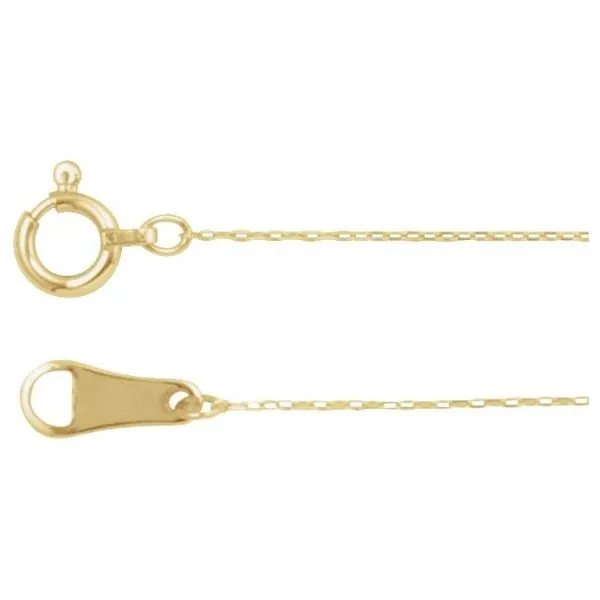 .5 mm Diamond-Cut Cable Chain James & Williams Jewelers Berwyn, IL