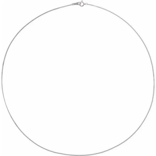 1 mm Curb Chain Image 2 Hopman Jewelers Elkhart, IN