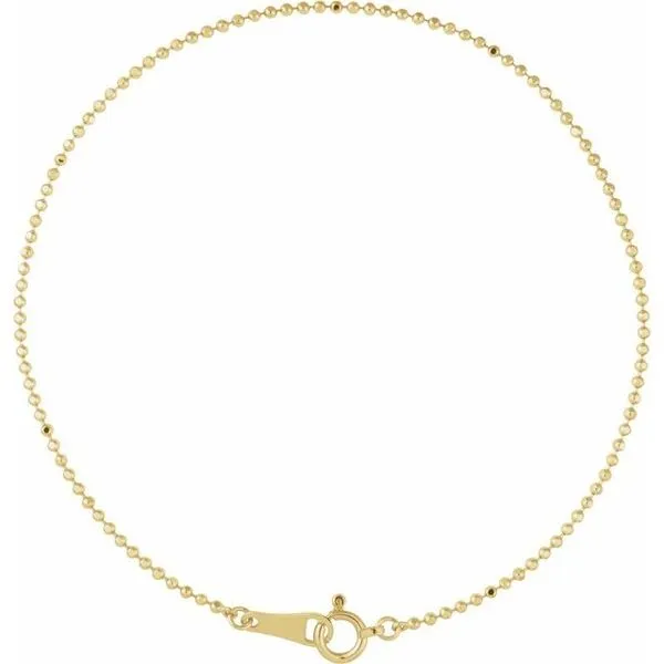 1.2 mm Diamond-Cut Bead Chain Image 2 J. Meredith Jewelers Delafield, WI