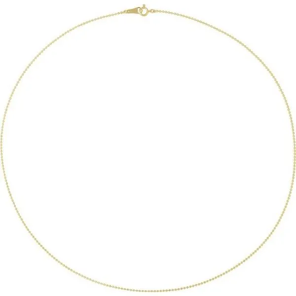 1.2 mm Diamond-Cut Bead Chain Image 2 Jerald Jewelers Latrobe, PA