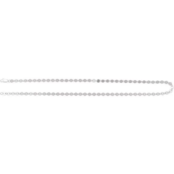 4 mm Mirror Chain Image 3 Hopman Jewelers Elkhart, IN