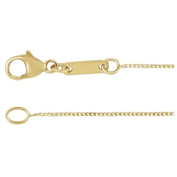 .8 mm Diamond-Cut Curb Chain Hopman Jewelers Elkhart, IN