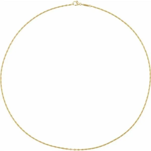 1.5 mm Barleycorn Chain Image 2 Beckman Jewelers Inc Ottawa, OH