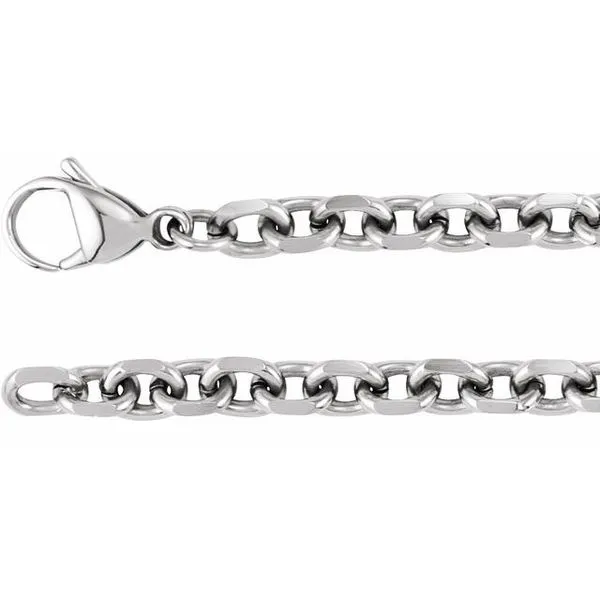 5.5 mm Diamond-Cut Cable Chain Gaines Jewelry FLINT, MI