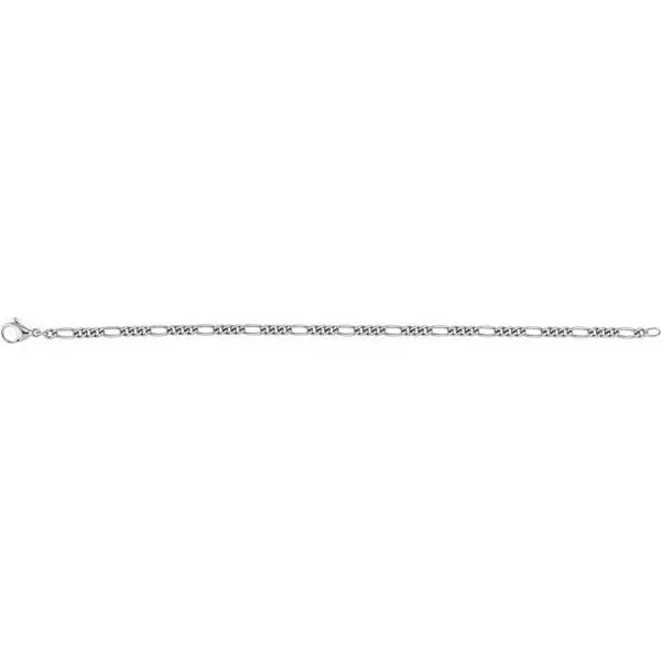 3.6 mm Curbed Figaro Chain Image 3 Rasmussen Jewelers Spanish Fork, UT