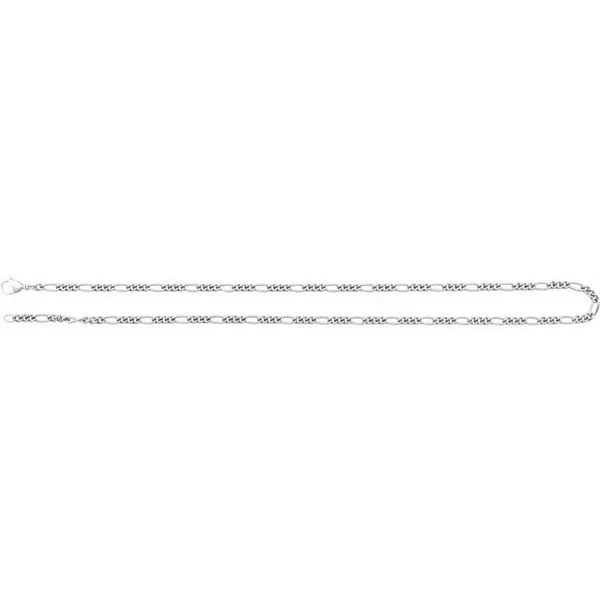 3.6 mm Curbed Figaro Chain Image 3 Moseley Diamond Showcase Inc Lexington, SC