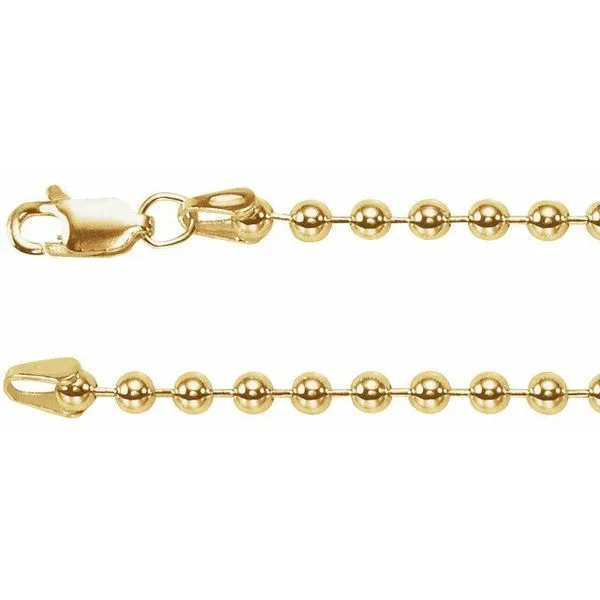 Hollow Bead Chain Delfine's Jewelry Charleston, WV