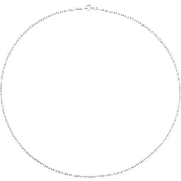 1.3 mm Diamond-Cut Box Chain Image 2 Hopman Jewelers Elkhart, IN
