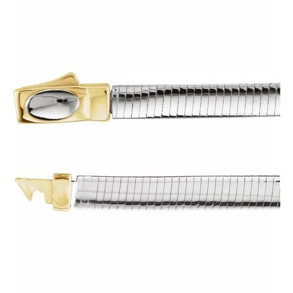 3 mm Reversible Omega Chain Image 3 Ellsworth Jewelers Ellsworth, ME