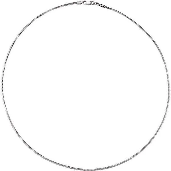 1 mm Round Snake Chain Image 2 Jewelry Design Studio Jensen Beach, FL