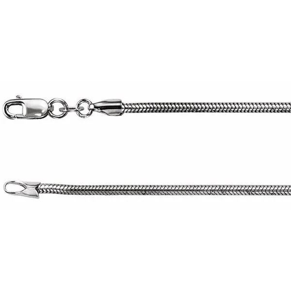 1 mm Round Snake Chain Image 3 Douglas Jewelers Conroe, TX