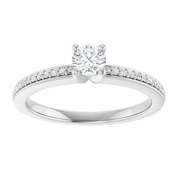 Accented Engagement Ring Image 3 Mark Jewellers La Crosse, WI