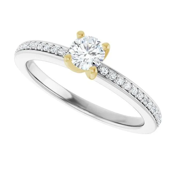 Solitaire Engagement Ring Image 5 Michael Szwed Jewelers Longmeadow, MA