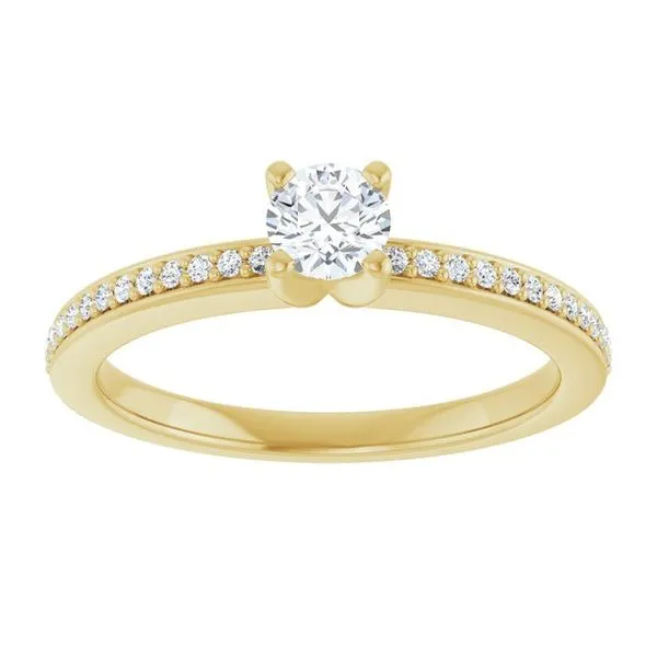 Solitaire Engagement Ring Image 3 Arezzo Jewelers Elmwood Park, IL